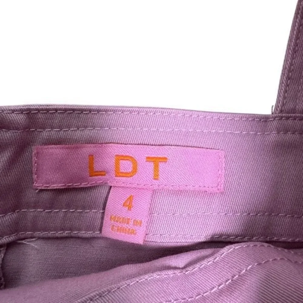 LDT Alice Puff Sleeve Dress in‎ Dusty Rose Women’s Size 4 Square Neckline